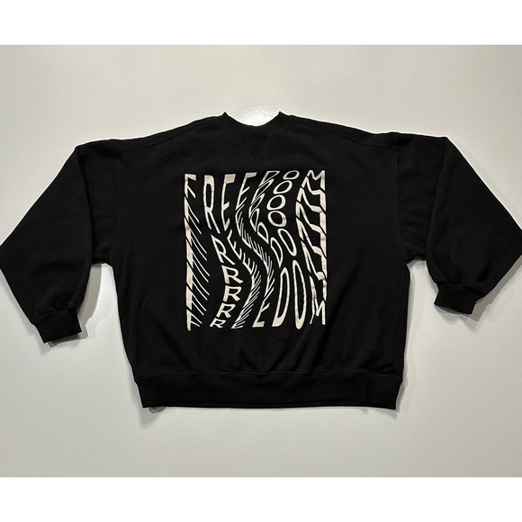 Cotton On Other - COTTON ON - PULLOVER SWEATER - MENS MEDIUM -  FREEDOM LOGO ROUND NECK - EUC